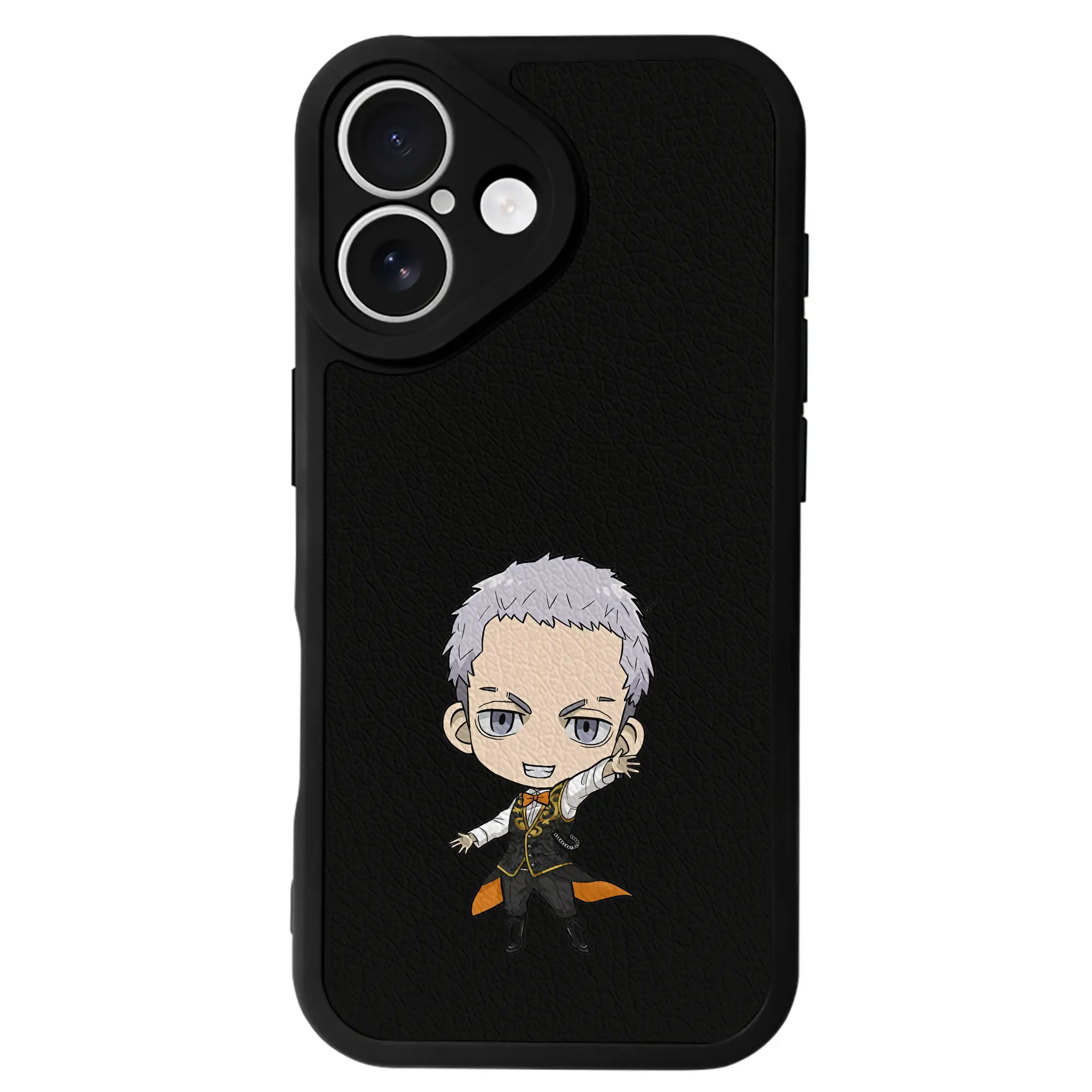 東京リベンジャーズ グッズ,三ツ谷隆 - IPhone 16シリーズ対応 ・ シリコンスマホケース ・ レザー調 ・ 高精度フィット ・ 耐衝撃 ・ ワイヤレス充電対応 ・ 精密カット